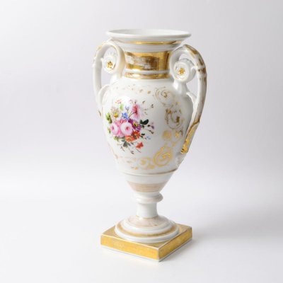 Antique Empire Style Paris Porcelain Vase for sale at Pamono