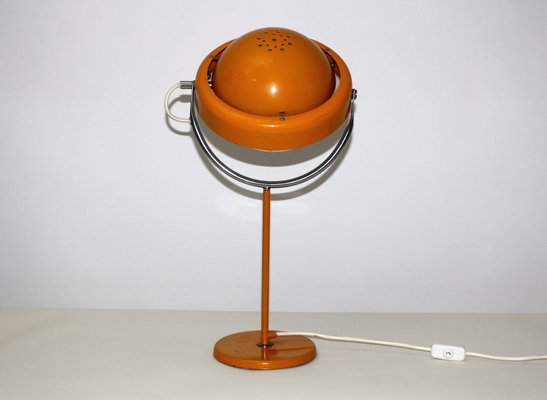 Lampe de Bureau Vintage Orange par Uno Dahlen pour Aneta, Suède
