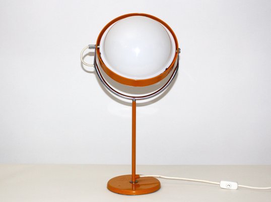 Vintage Swedish Orange Table Lamp by Uno Dahlen for Aneta, 1960s