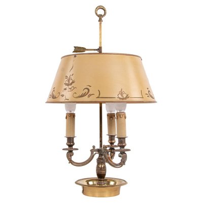 French Bronze Bouillotte Lamp French Bronze Bouillotte Lamp