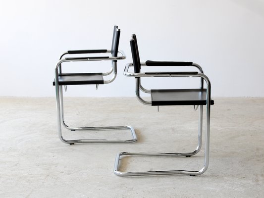 Bauhaus Chairs In The Style Of Marcel Breuer S Model B34 Set Of 2 For Sale At Pamono
