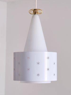 model k2 10 white pendant by paavo tynell for idman finland 1955 for sale at pamono