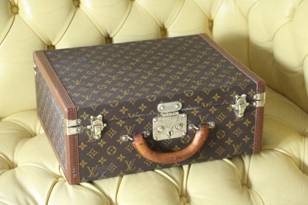 Louis Vuitton President Classuer Attache Briefcase Hard Trunk