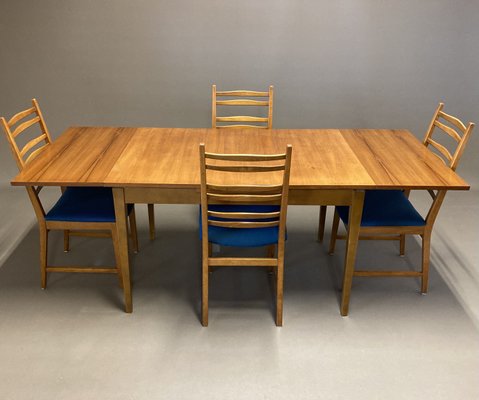 High Dining Table Chairs 1950s Set Of 5 For Sale At Pamono