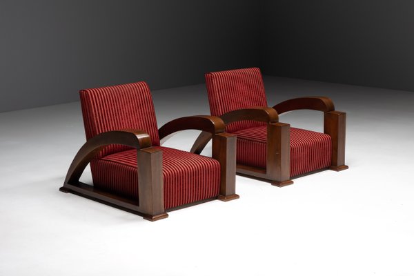 Striped sale lounge chair