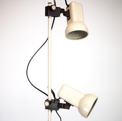 Opname Omkleden Verhoogd Vintage Cream Twin Spot Adjustable Floor Lamp, 1980s for sale at Pamono