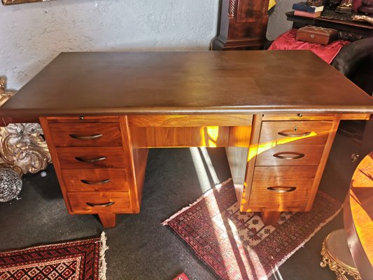 Vintage desk on sale and chair set