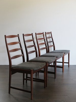 Danish Dark Wood Dining Chairs By Arne Vodder 1960s Set Of 4 For At Pamono Danish Dark Wood Dining Chairs By Arne, Dark Wood Dining Chairs Set Of 4