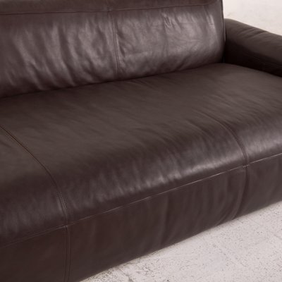 Mio Leather Brown Sofa By Rolf Benz For, Italian Leather Sofa Singapore