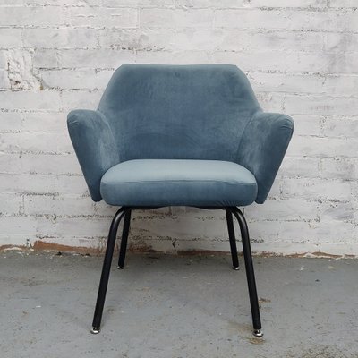 Velvet Armchair, 1960s for sale at Pamono