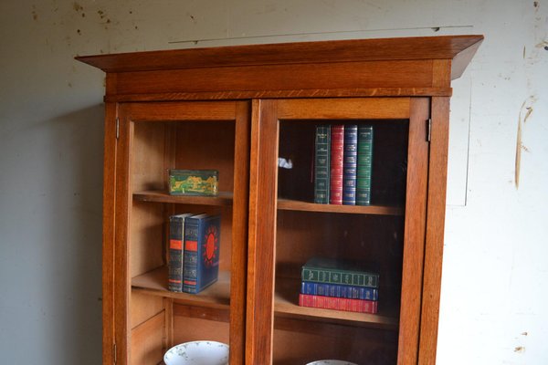 Antique Oak Bookcase For At Pamono, Oak Bookcase Dresser