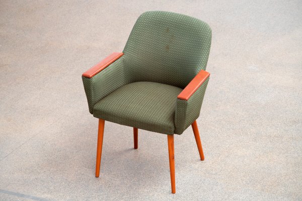 Grey scandi armchair hot sale