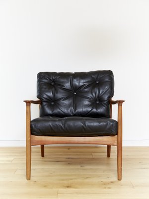 Mid-Century Cherry Wood Lounge Chair by Eugen Schmidt for Soloform, 1950s  for sale at Pamono