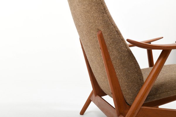 Mid Century Teak Lounge Chair By Illum, Hive Modern Outdoor Furniture
