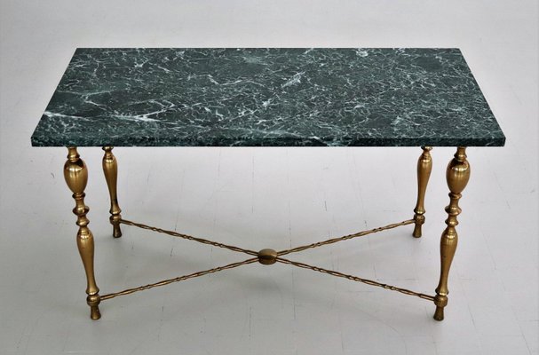 Marble top brass coffee table deals