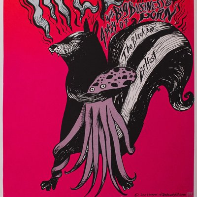 The Melvins Rock Concert Poster or Decorative Screenprint, USA for