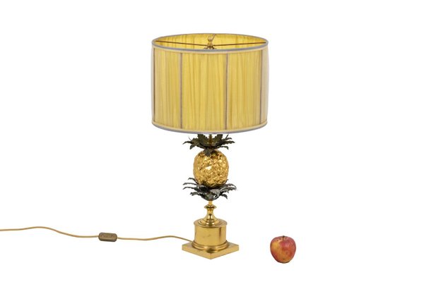 Pineapple Lamp In Bronze By Maison, Pineapple Lamp Base Gold