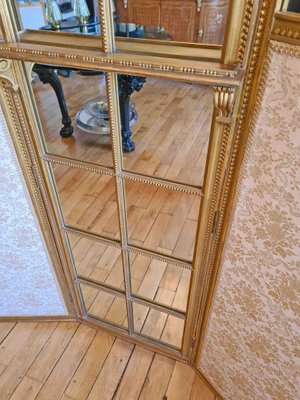 Wood Gold Mirror Room Divider For, Mirror Room Dividers