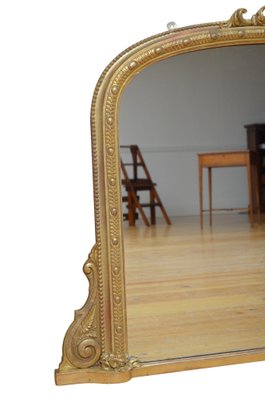 Victorian Gilded Overmantle Mirror For, Victorian Overmantle Mirror Ireland