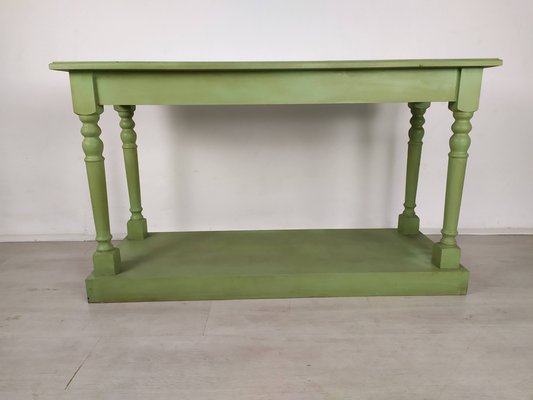 Green Console Table For At Pamono, Green Entryway Table