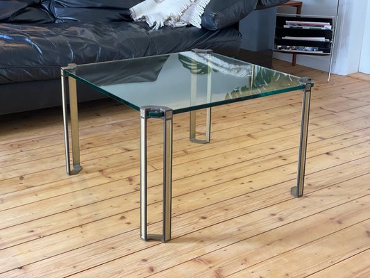 Mid Century Modern Brass Coffee Table by Peter Ghyczy 1970s