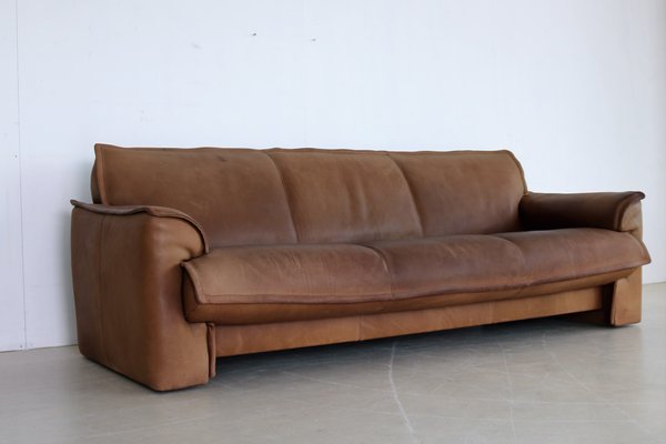 Buffalo Neck Leather Sofa from Leolux for sale
