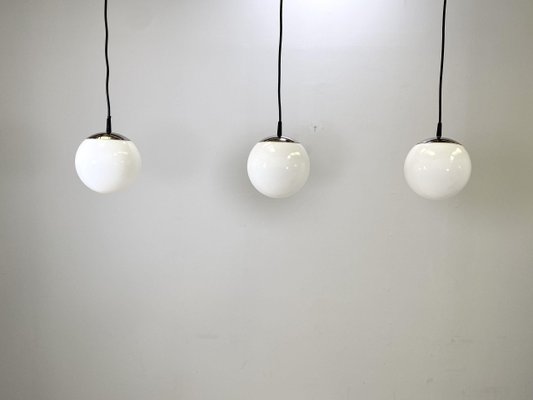 Small White Opal Globe Pendant Light For At Pamono - White Globe Pendant Light