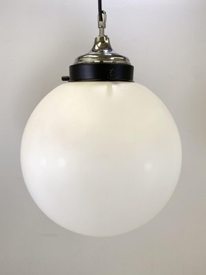 Large White Opal Globe Pendant Lights, Globe Pendant Lamp White