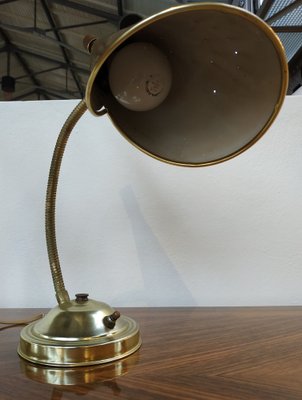 Brown Metal Desk Lamps With Gooseneck Usa 1960s Set Of 2 For At Pamono Brown Metal Desk Lamps With Gooseneck, Metal Desk Lamps Uk