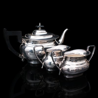 Silver plated english tea set clearance