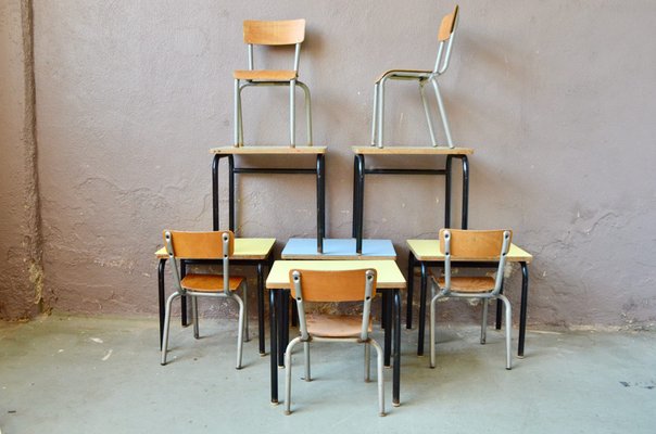 Vintage blue desk deals