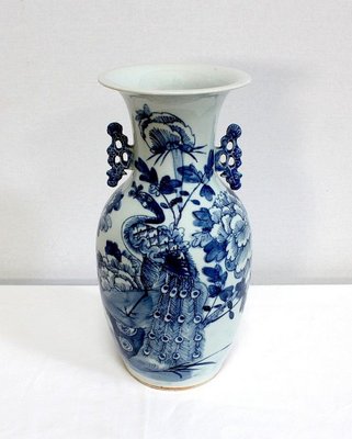 Chinesische Balustervase aus Porzellan, 19. Jh bei Pamono kaufen