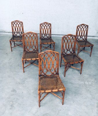 Faux Bamboo Dining Chair 1980s, Faux Bamboo Dining Chairs Uk