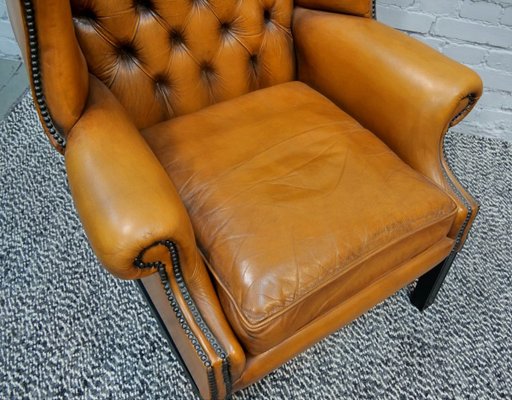 Second hand chesterfield wingback chair outlet