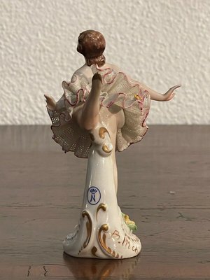 gå klippe Også Ceramic Ballerina in Tulle Tutu by Bruno Merli for Capodimonte for sale at  Pamono