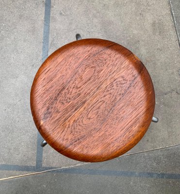 Set of Mid-Century Danish Model 3170 Dot Stool by Arne
