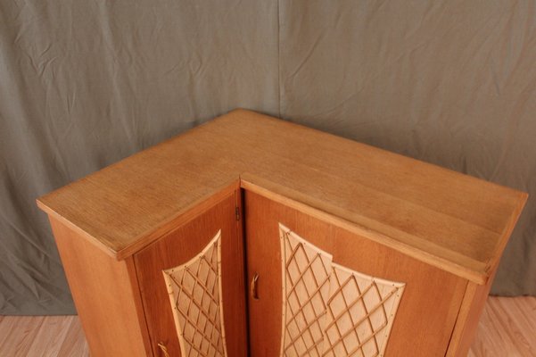 Rattan 2024 corner cabinet