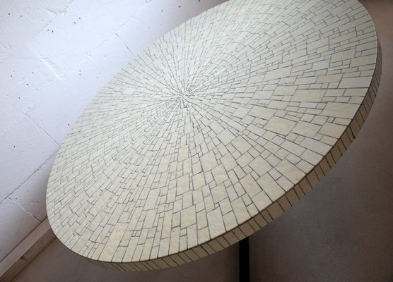 White mosaic coffee table deals