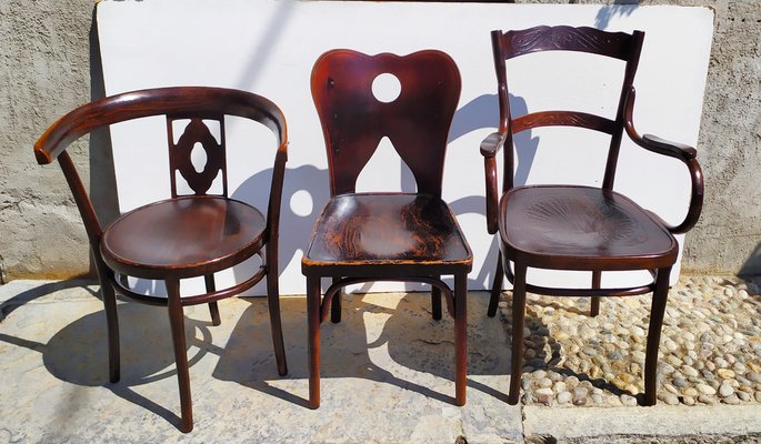 Chairs from Jacob & Josef Kohn, 1910, Set of 3 for sale at