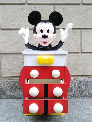 Disney Mickey Mouse Dresser by Pierre Charged, 1980s for sale at Pamono