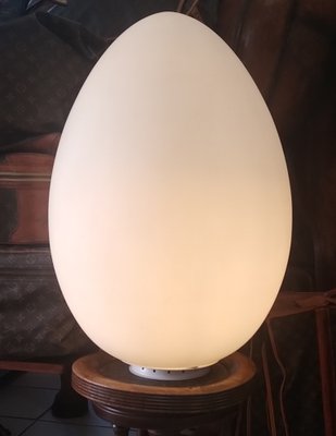 Italian Ostrich Egg with Silver Trim