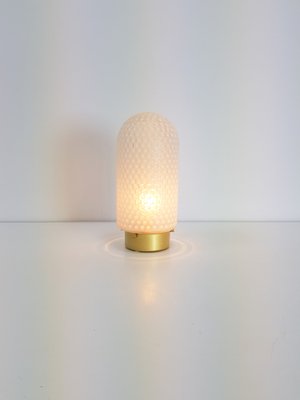 Vintage Frosted Glass Gold Ceiling Lamp, Wireless Ceiling Lights Uk