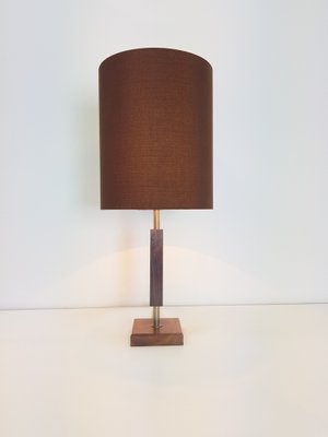 Vintage Scandinavian Teak Table Lamp, Teak Table Lamp Vintage