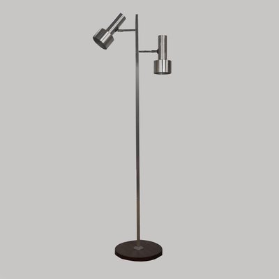 Vintage Chrome Floor Lamp 1980s For At Pamono Vintage Chrome Floor Lamp 1980s For, Trio Floor Lamp Brushed Nickel