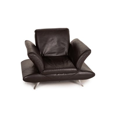Black Leather Armchair From Koinor, Black Leather Armchair