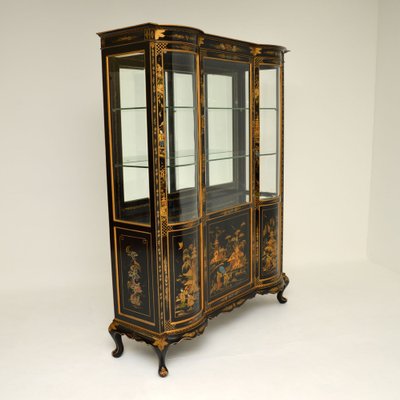 Antique Chinoiserie Display Cabinet, Pictures Of Antique Curio Cabinets In South Africa