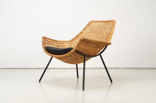 Rattan lounge armchair outlet