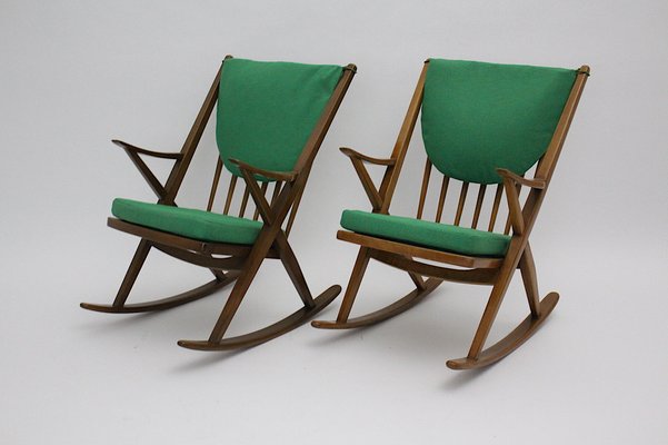 Rocking Chairs by Frank Reenskaug, Denmark, 1960s, Set of 2 for sale at  Pamono
