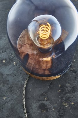 Blue sales globe lamp