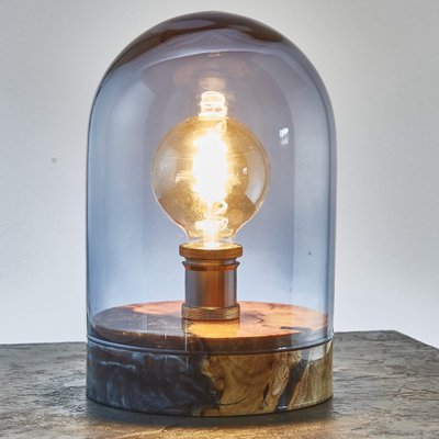 Blue globe lamp best sale